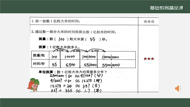 苏教版四年级数学下册《一亿有多大》市级公开课课件第8页