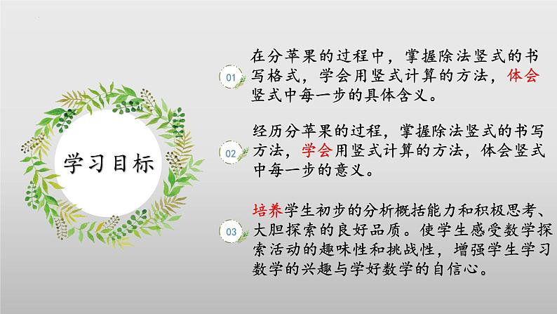 北师大版数学二年级下册 1.1《分苹果》课件PPT第2页