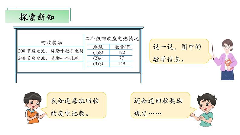 北师大版数学二年级下册 5.2《回收废电池》课件PPT第6页