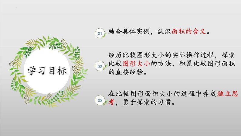 北师大版数学三年级下册 5.1《什么是面积》课件PPT第2页