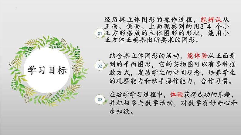 北师大版数学四年级下册 4.2《我说你搭》课件PPT第2页