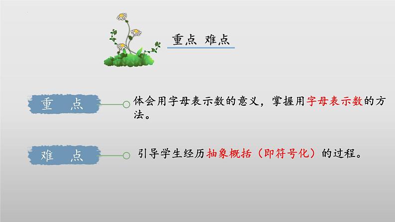 北师大版数学四年级下册 5.1《字母表示数》课件PPT第3页