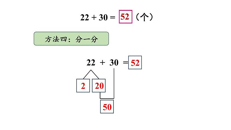 小学数学新西师版一年级下册第四单元1第五课时 两位数加整十数的口算教学课件2025春第7页