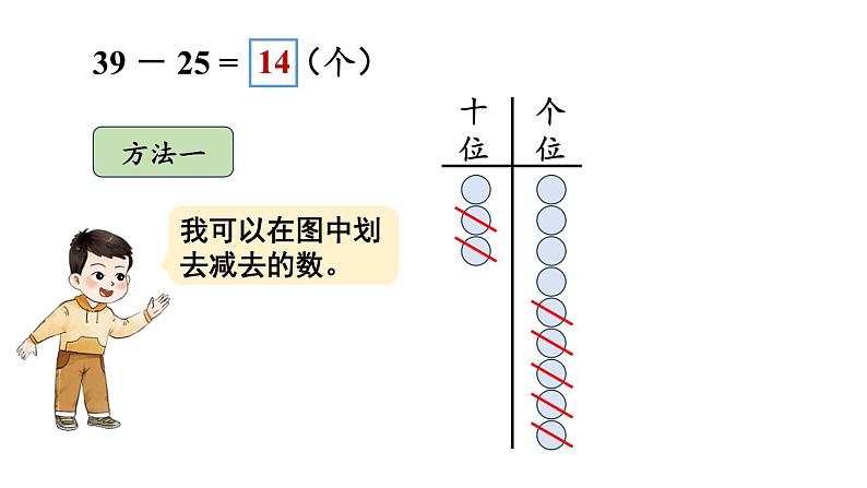 小学数学新西师版一年级下册第四单元2第二课时 两位数减两位数的不退位减法教学课件2025春第4页