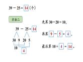 小學(xué)數(shù)學(xué)新西師版一年級(jí)下冊(cè)第四單元2第二課時(shí) 兩位數(shù)減兩位數(shù)的不退位減法教學(xué)課件2025春
