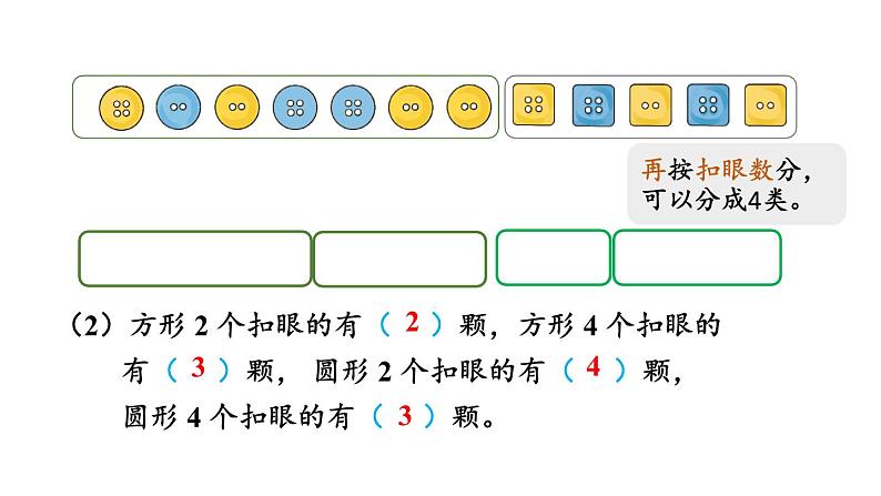 小学数学新西师版一年级下册第五单元第三课时 分类(3)教学课件2025春第4页