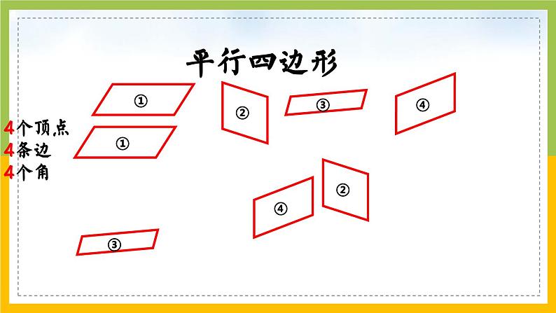 苏教版四年级数学下册第七单元第7课《认识平行四边形》公开课课件第6页