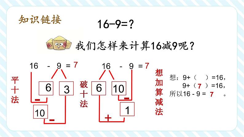 1.4 十几减8、7（教学课件）第7页