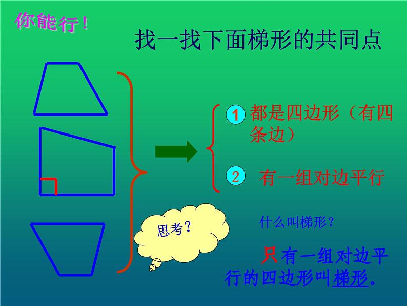 苏教版四年级数学下册第七单元第八课《认识梯形》课件第6页