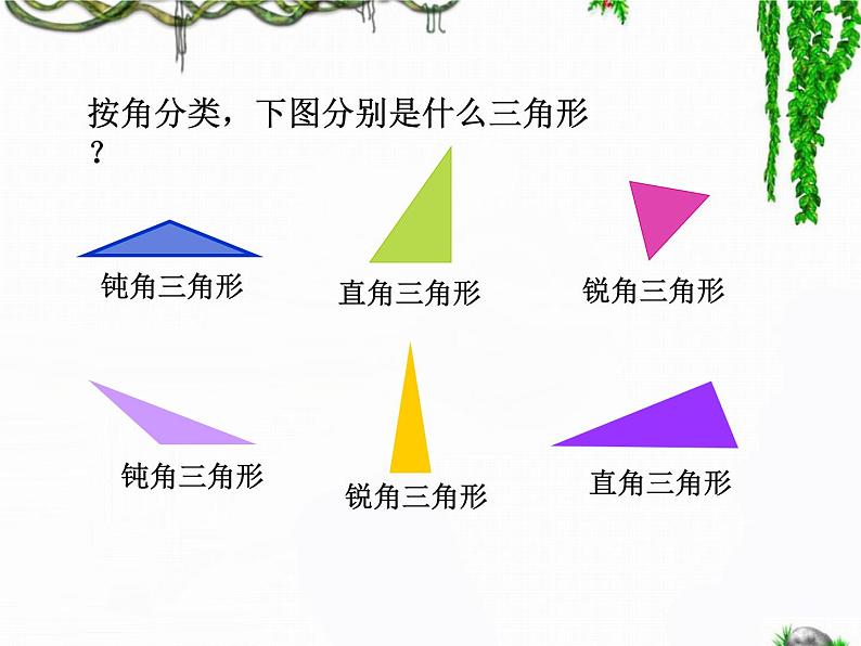 苏教版四年级数学下册第7单元第四课《三角形的分类》课件第6页