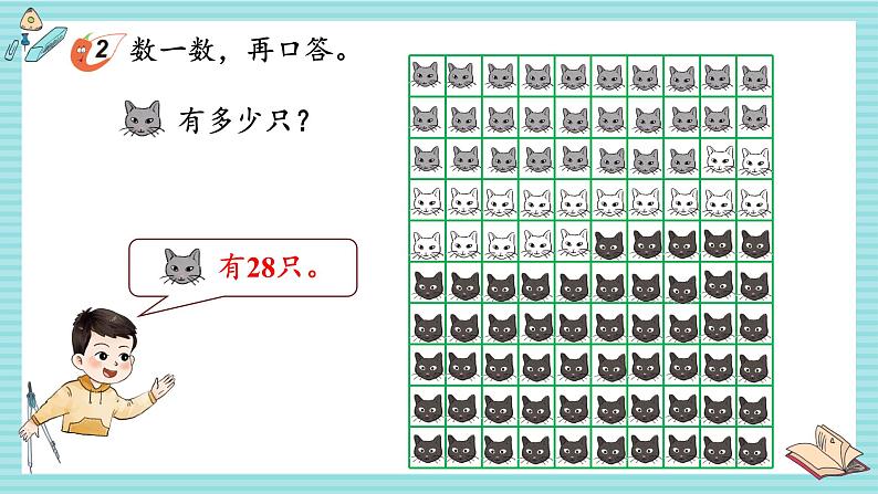 西师大2024数学一年级数学下册 第三单元 1.第一课时 数数 PPT课件第6页