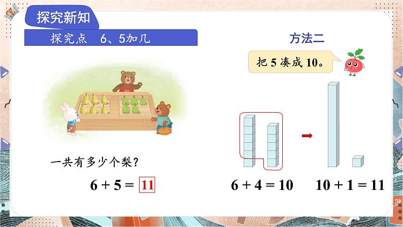 苏教版2024数学一年级下册 第一单元 第五课时   5、6的加减法 PPT课件第4页