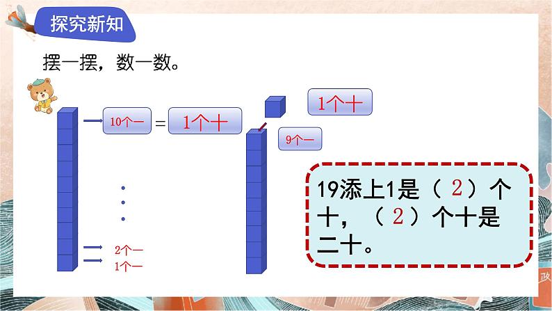 苏教版2024数学一年级下册 第四单元 1.两位数的组成 PPT课件第4页