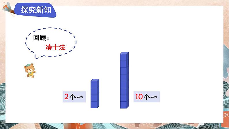 苏教版2024数学一年级下册 第五单元 3.两位数加一位数（进位） PPT课件第8页