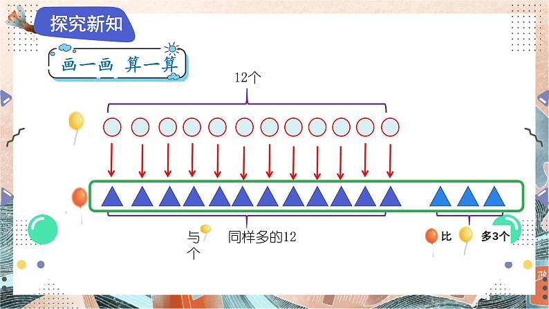 苏教版2024数学一年级下册 第六单元 2、比多少（2） PPT课件第5页