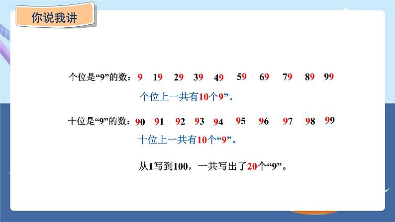 青岛版2024数学一年级下册 第2单元 相关链接——百数表 PPT课件第7页