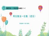 青岛版2024数学一年级下册 第4单元 4.2两位数加一位数（进位） PPT课件