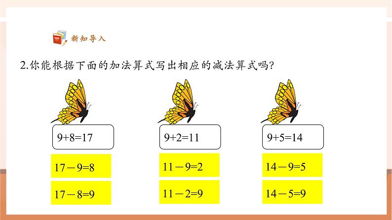 苏教版一下1.2《十几减9》（课件）第5页