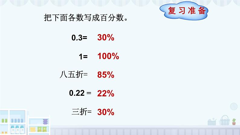 成数 （课件）数学人教版（2024）六年级下册第4页