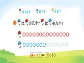 2025北师大版数学一年级下册第三单元20以内数与减法第五课时跳伞表演（1）课件