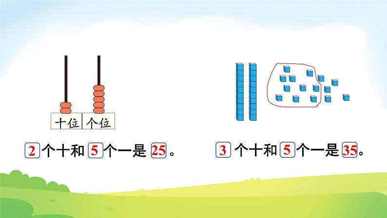 2025北师大版数学一年级下册第四单元100以内数的认识第八课时整理与复习课件第7页