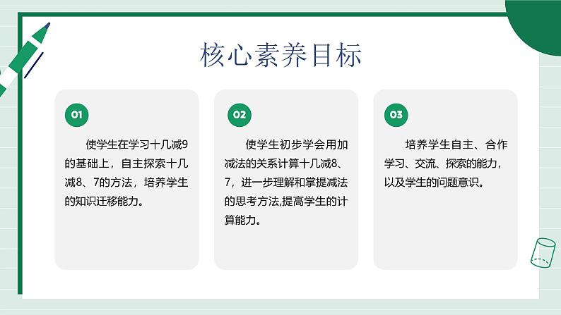 1.2《十几减7、8》（课件》 -2024-2025学年一年级下册数学 青岛版第3页