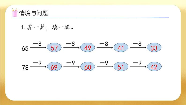 【备课无忧】人教版数学一年级下册-4.5 口算减法（3）（教学课件）第4页