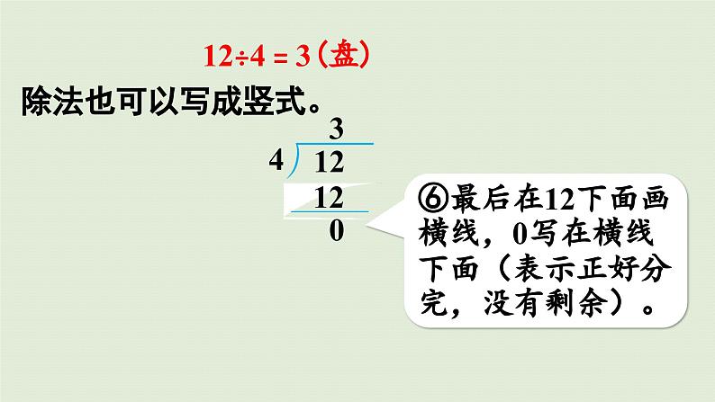 2025春数学苏教版二年级下册数学苏教二（下）一有余数的除法第3课时用竖式计算除法课件第8页