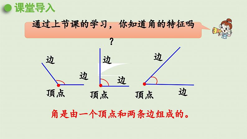 2025春数学苏教版二年级下册七角的初步认识第2课时直角、锐角和钝角的初步认识课件第4页