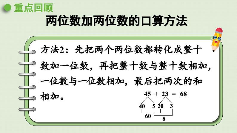 2025春数学苏教版二年级下册九期末复习第2课时期末复习（2）课件第3页