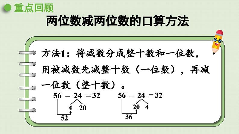 2025春数学苏教版二年级下册九期末复习第2课时期末复习（2）课件第4页