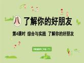 2025春數(shù)學(xué)蘇教版二年級(jí)下冊(cè)綜合與實(shí)踐了解你的好朋友第4課時(shí)綜合與實(shí)踐了解你的好朋友課件