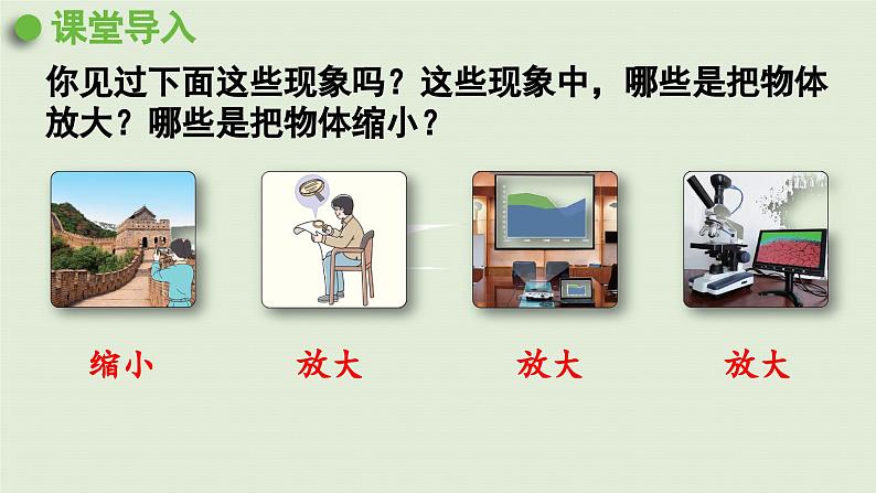 2025春数学苏教版六年级下册四比例第1课时图形的放大与缩小课件第4页