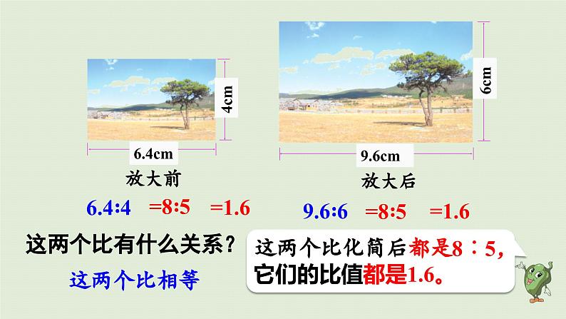 2025春数学苏教版六年级下册四比例第2课时比例的意义课件第7页