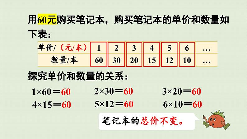 2025春数学苏教版六年级下册六正比例和反比例第3课时反比例的意义课件第8页