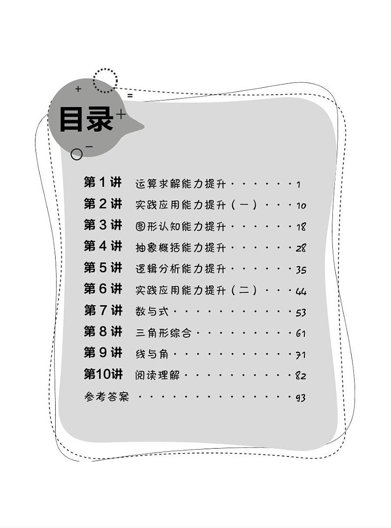 第01讲 运算求解能力提升练习--6年级春季创新竞赛数学 加油站（全国C版）第1页