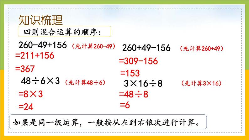 苏教版六年级数学下册总复习数与代数第6课《数的运算（2）》课件第3页