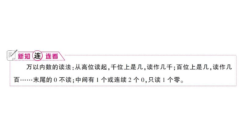 小学数学西师版二年级下册第一单元2第二课时 读数作业课件第2页