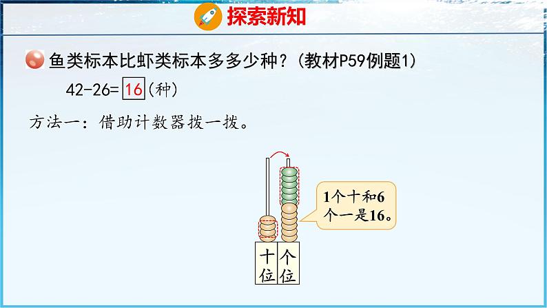 青岛版（五四学制）（2024）一年级数学下册 4.4 两位数减两位数（退位）（课件）第5页