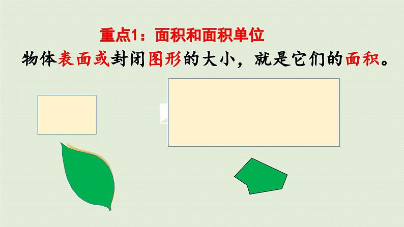 2025春数学苏教版三年级下册第十单元第四课时长方形和正方形的面积课件第6页