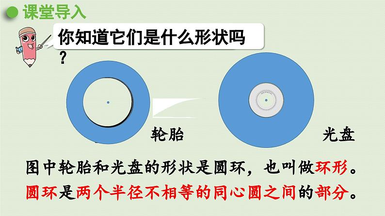 2025春苏教版数学五年级下册第六单元 第七课时  圆环及组合图形的面积课件第4页