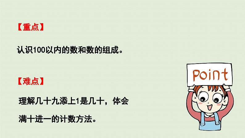 2025春苏教版数学一年级下册第3单元认识100以内的数第1课时数数、数的组成课件第3页