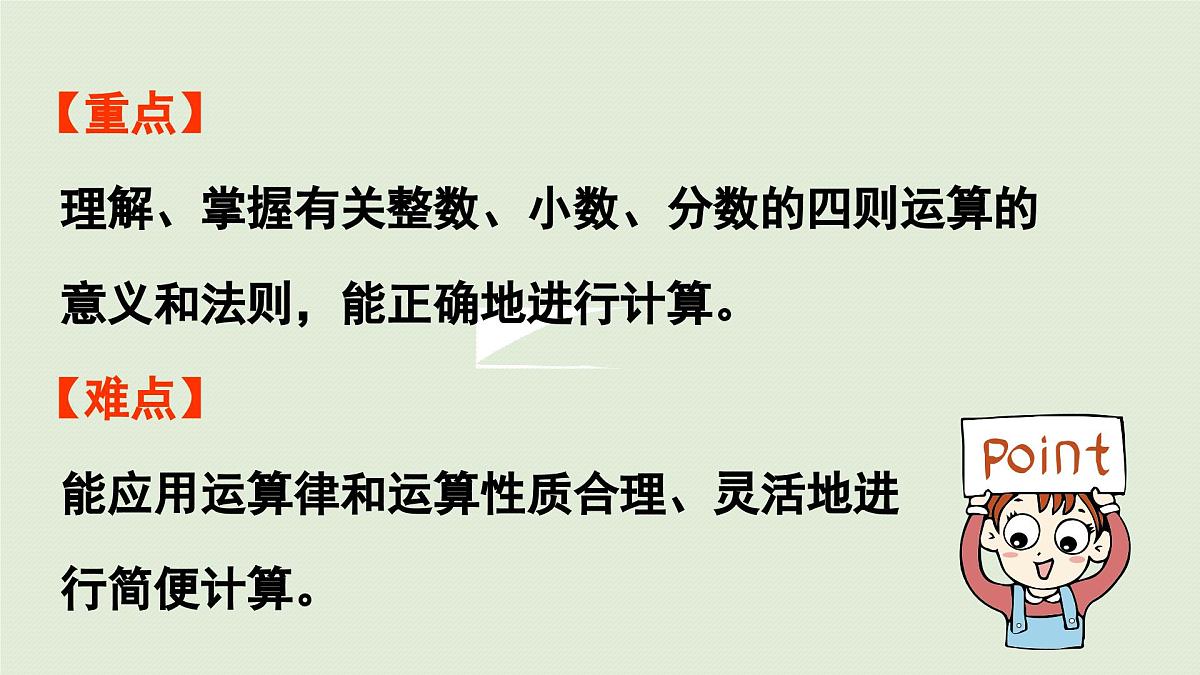2025春数学西师大版六年级下册五总复习第3课时数的运算课件第3页