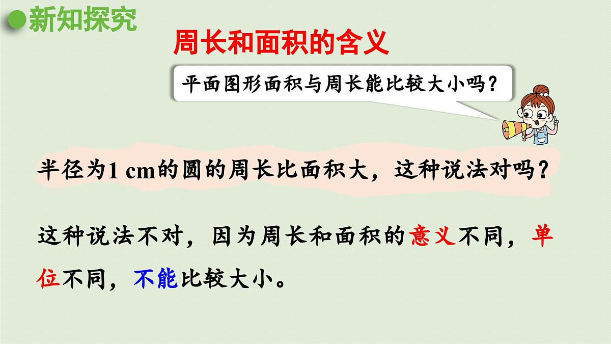 2025春数学西师大版六年级下册五总复习第9课时平面图形的周长与面积课件第8页