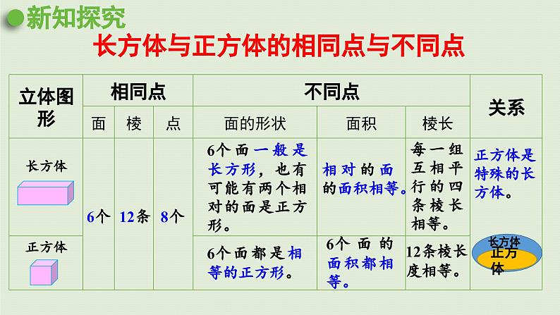 2025春数学西师大版六年级下册五总复习第11课时立体图形课件第7页