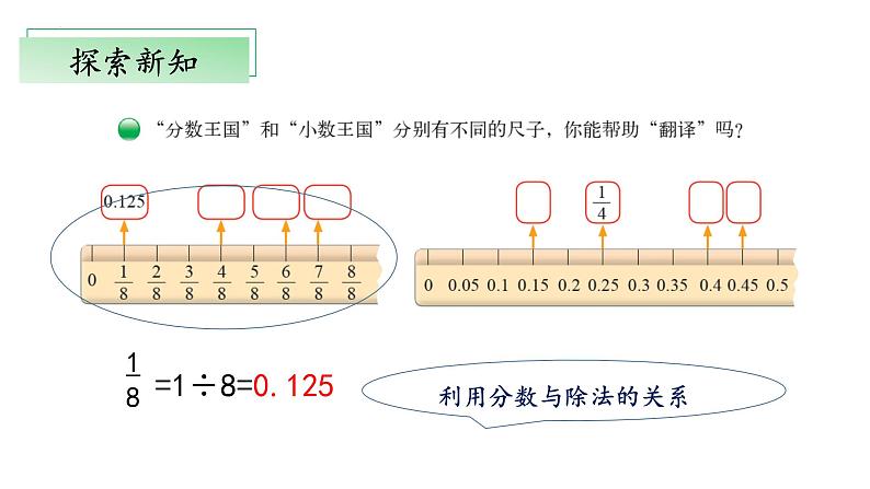 北师大版数学五年级下册 1.3《“分数王国”与“小数王国”》课件PPT第8页