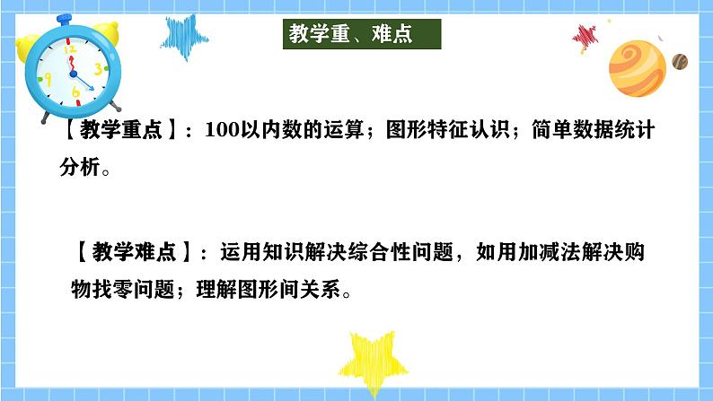 冀教版一年级数学下册第六单元3《期末复习一一问题与思考》第3页