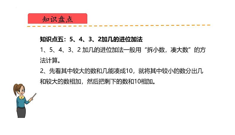 【新课标】北师大版数学一年级下册 第一单元《20以内数与加法》复习课件第7页