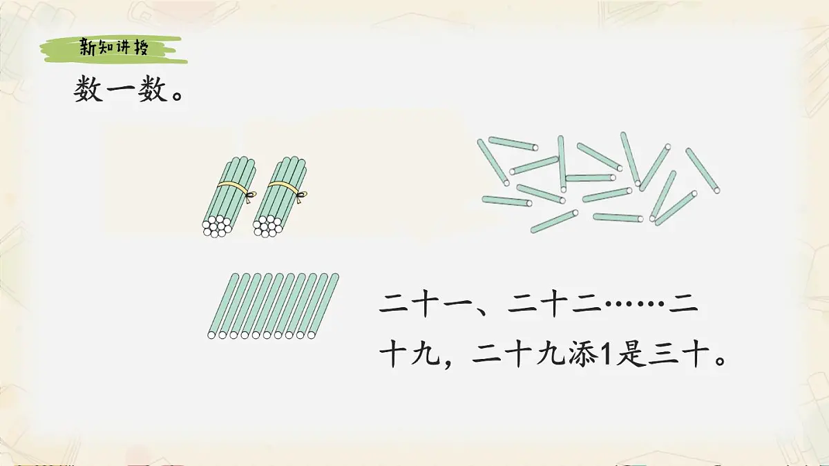 新人教版小学数学一下 3-1《数数、数的组成》课件第7页
