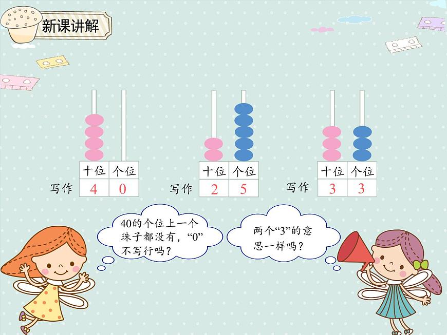 2025人教版数学一年级下册4.2 读数 写数课件第5页